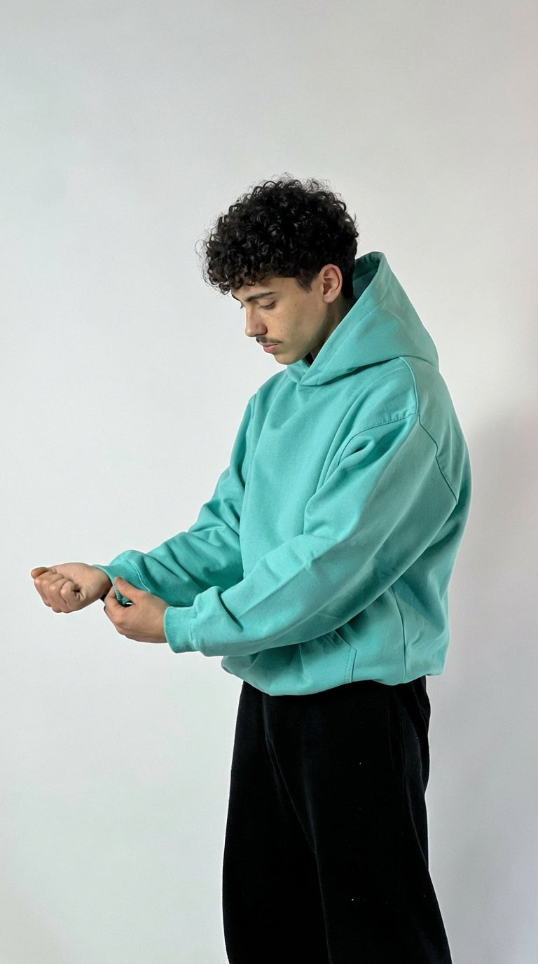 BlueGreen Oversize Hoodie