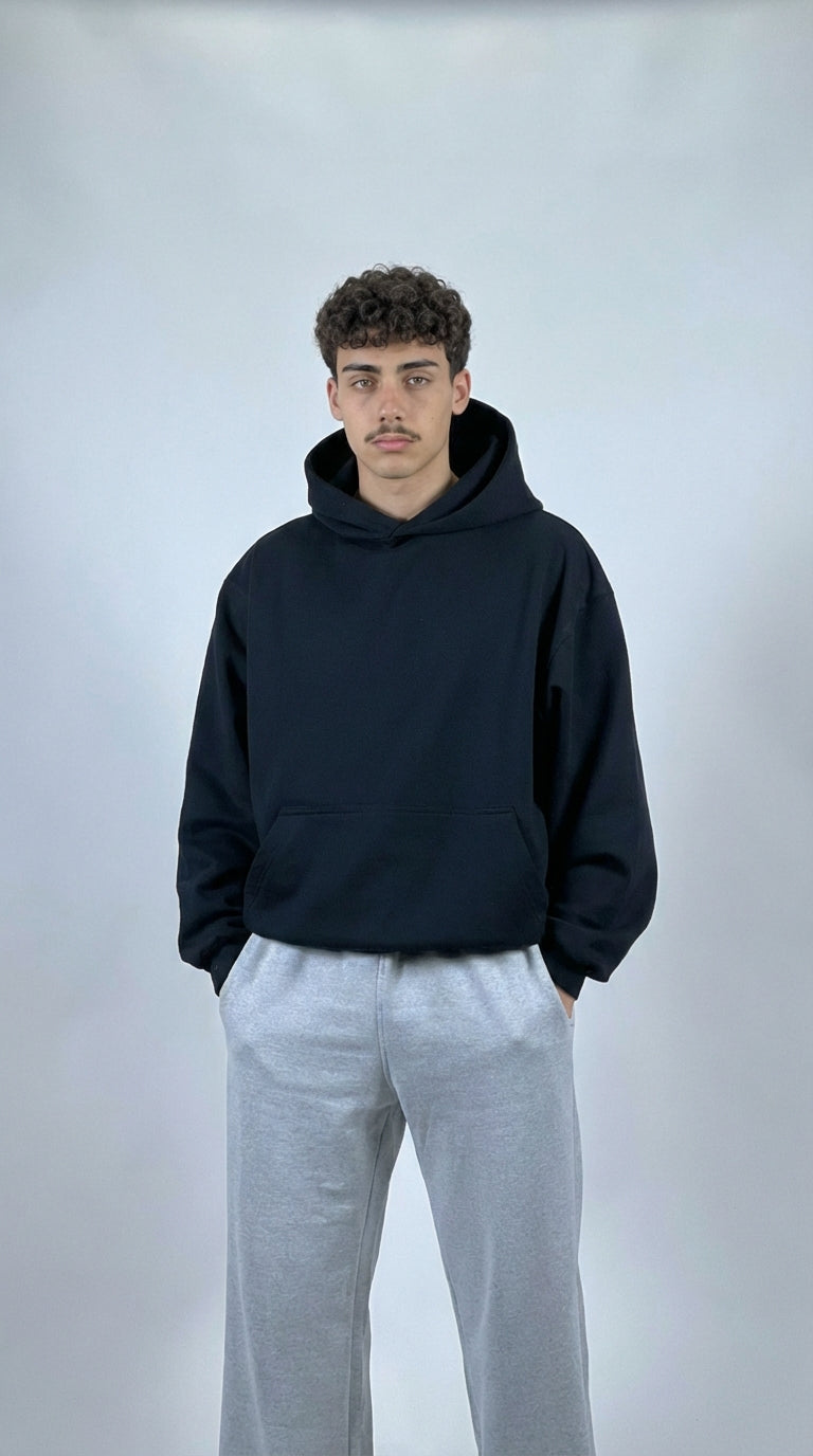 Black Oversize Hoodie