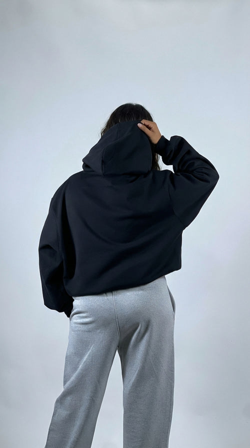 Black Oversize Hoodie