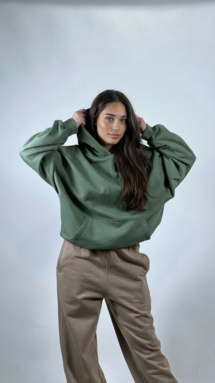 Green Oversize Hoodie