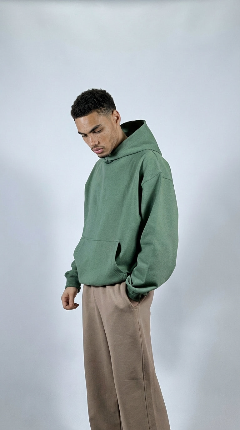 Green Oversize Hoodie