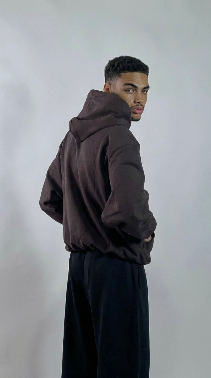 Brown Oversize Hoodie